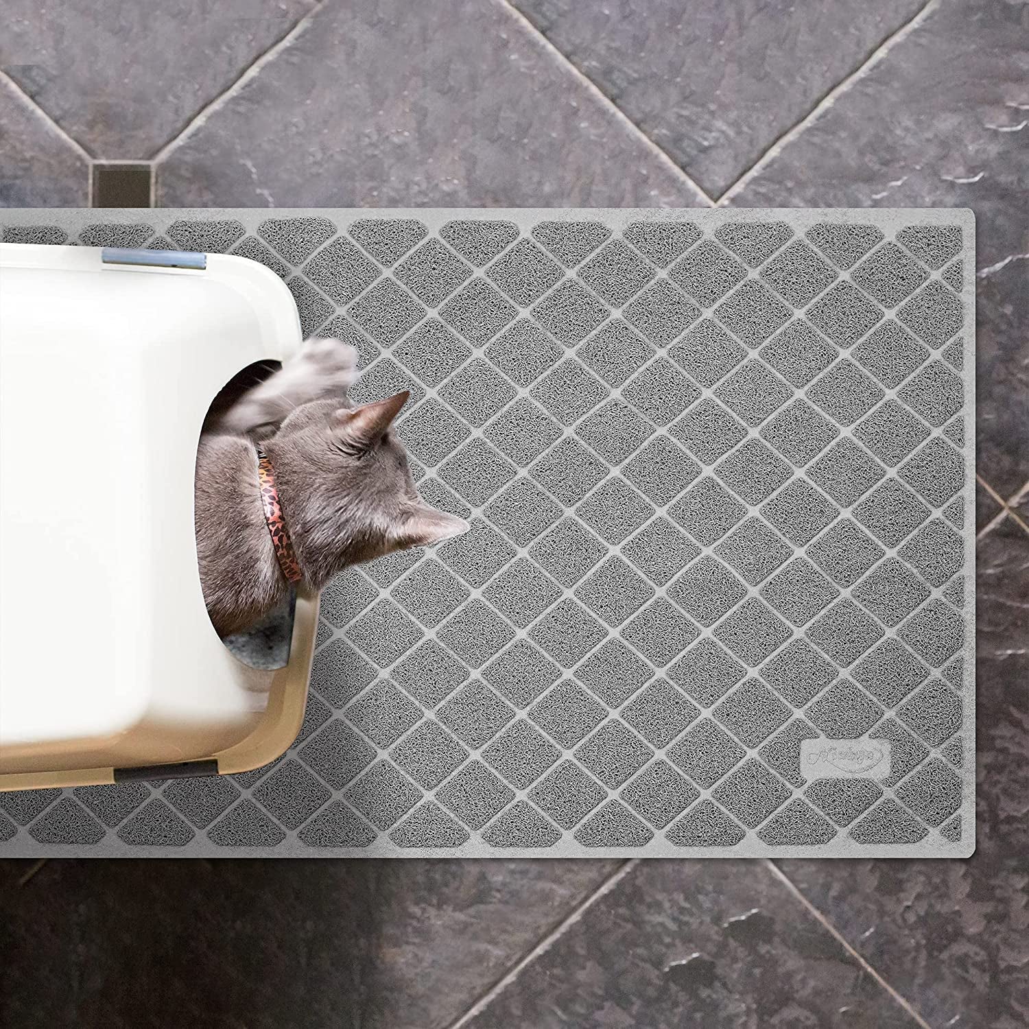 Waterproof Non-Slip Cat Litter Mat
