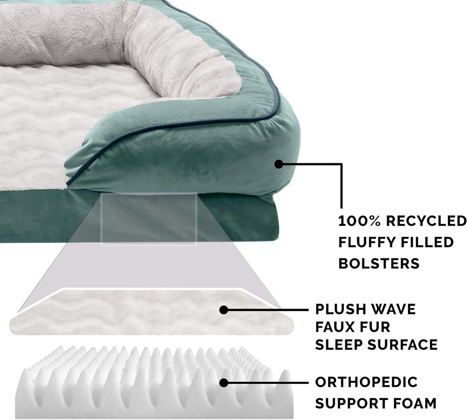 Small Orthopedic Dog Sofa Bed