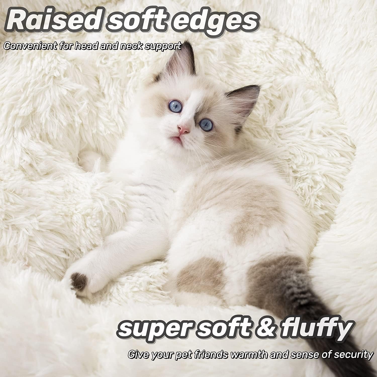 Fluffy Anti-Anxiety Pet Bed